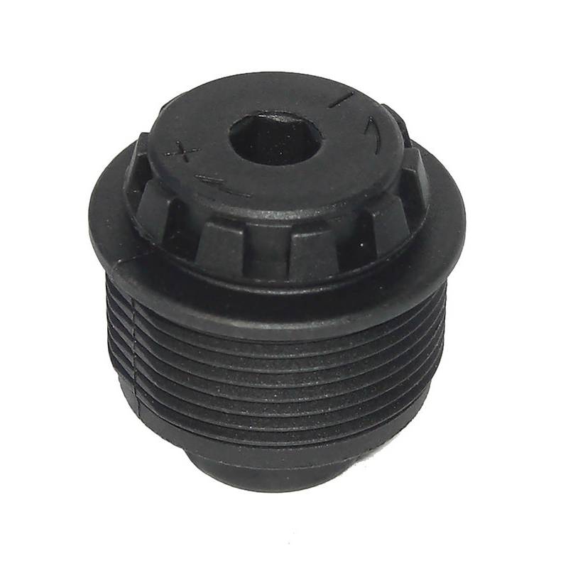 SR Suntour FKE213-12 Einstellkappe SR-S. für Federgabeln SF14 CR85 E25/NEX E25 HLO 700C, schwarz