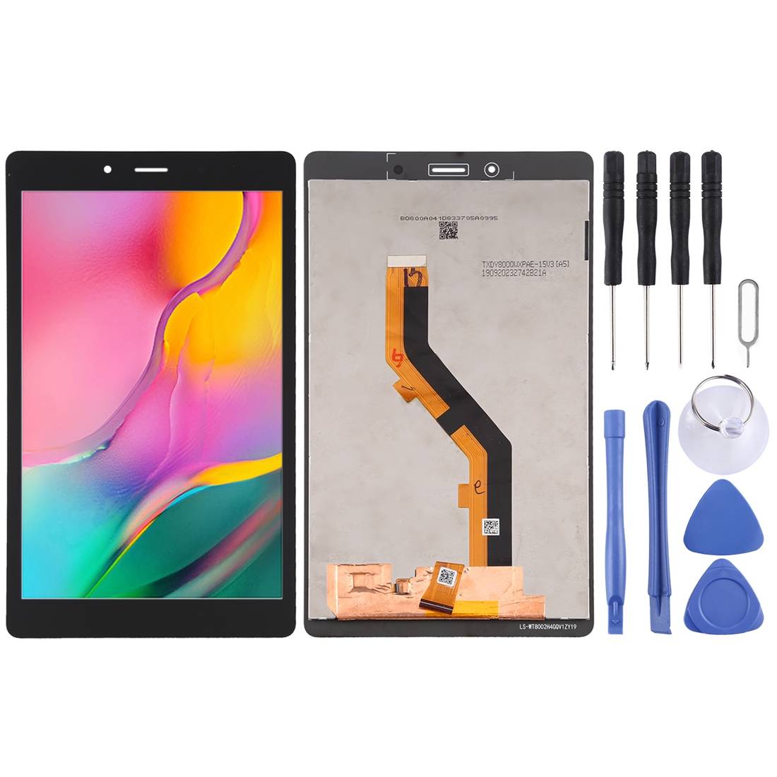 Displayeinheit Display LCD Touch Screen für Samsung Galaxy Tab A 8.0 2019 T295 LTE Version Komplett Schwarz
