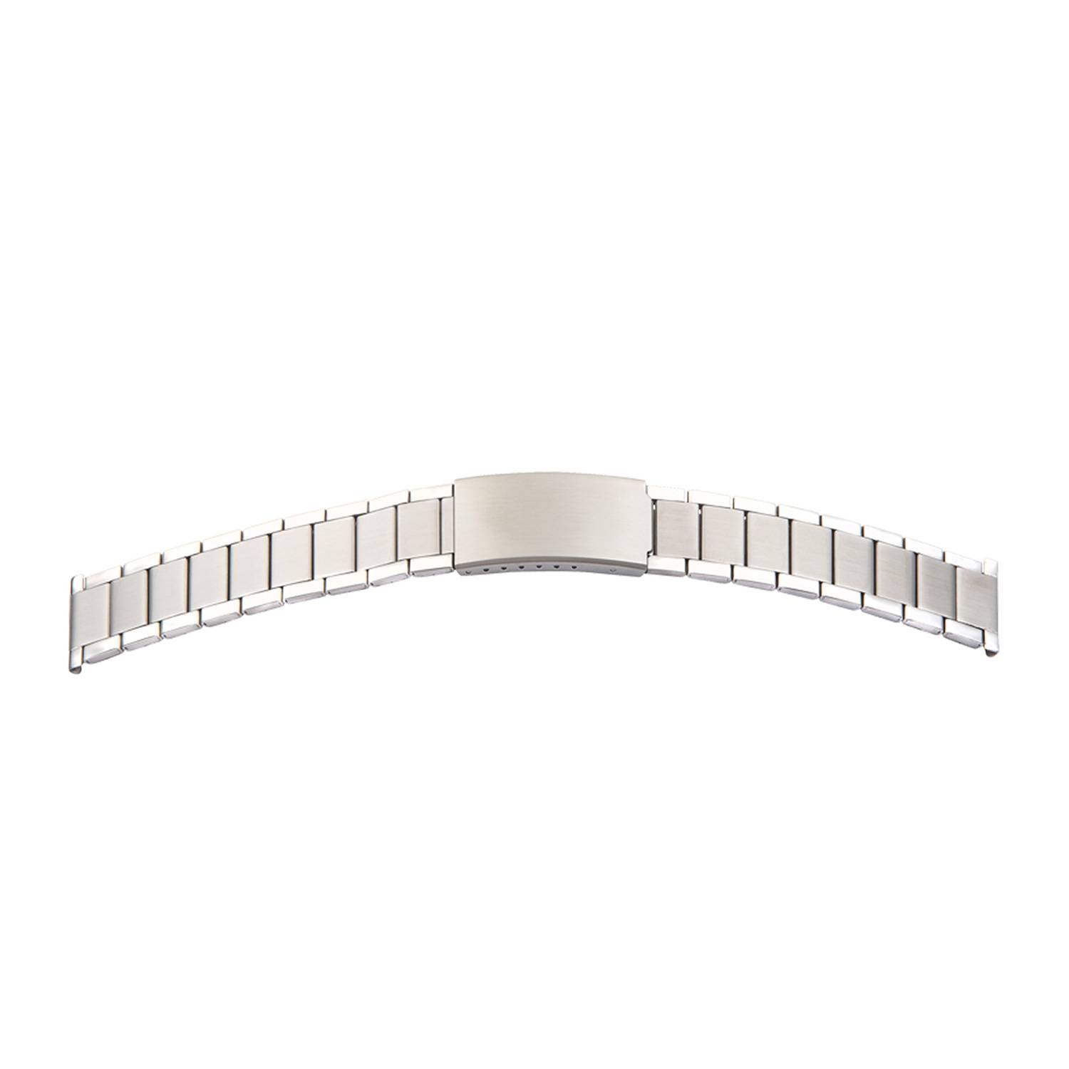SELVA Uhrenarmband, Edelstahl, poliert / satiniert, Ersatzband mit Faltschließe