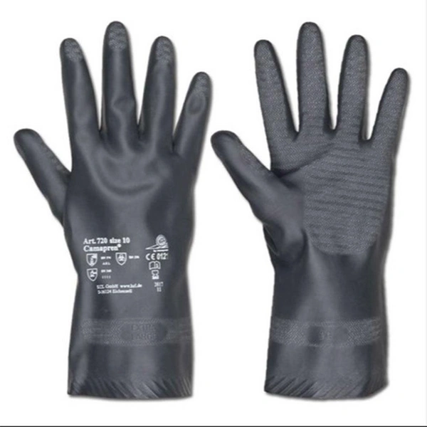 Naturlatex-Handschuh "Camapren 720" - schwarz - Kat. 3 - KCL - Größe 8 - Preis per Paar Naturlatex-Handschuh "Camapren 720" - schwarz - Kat. 3 - KCL - Größe 8 - Preis per Paar