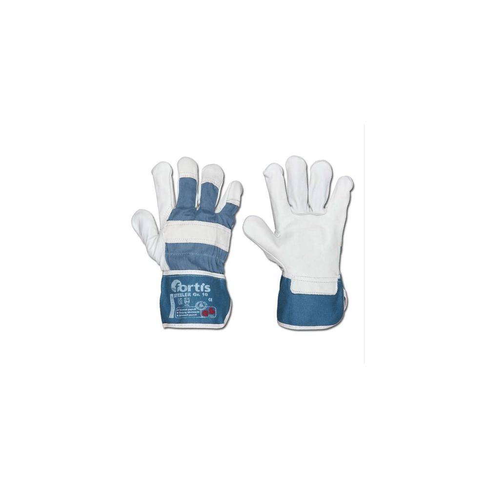 Handschuh "STEELER" - Rindvollleder - Kat. 2 - Größe 11 - FORTIS - Preis per Paar