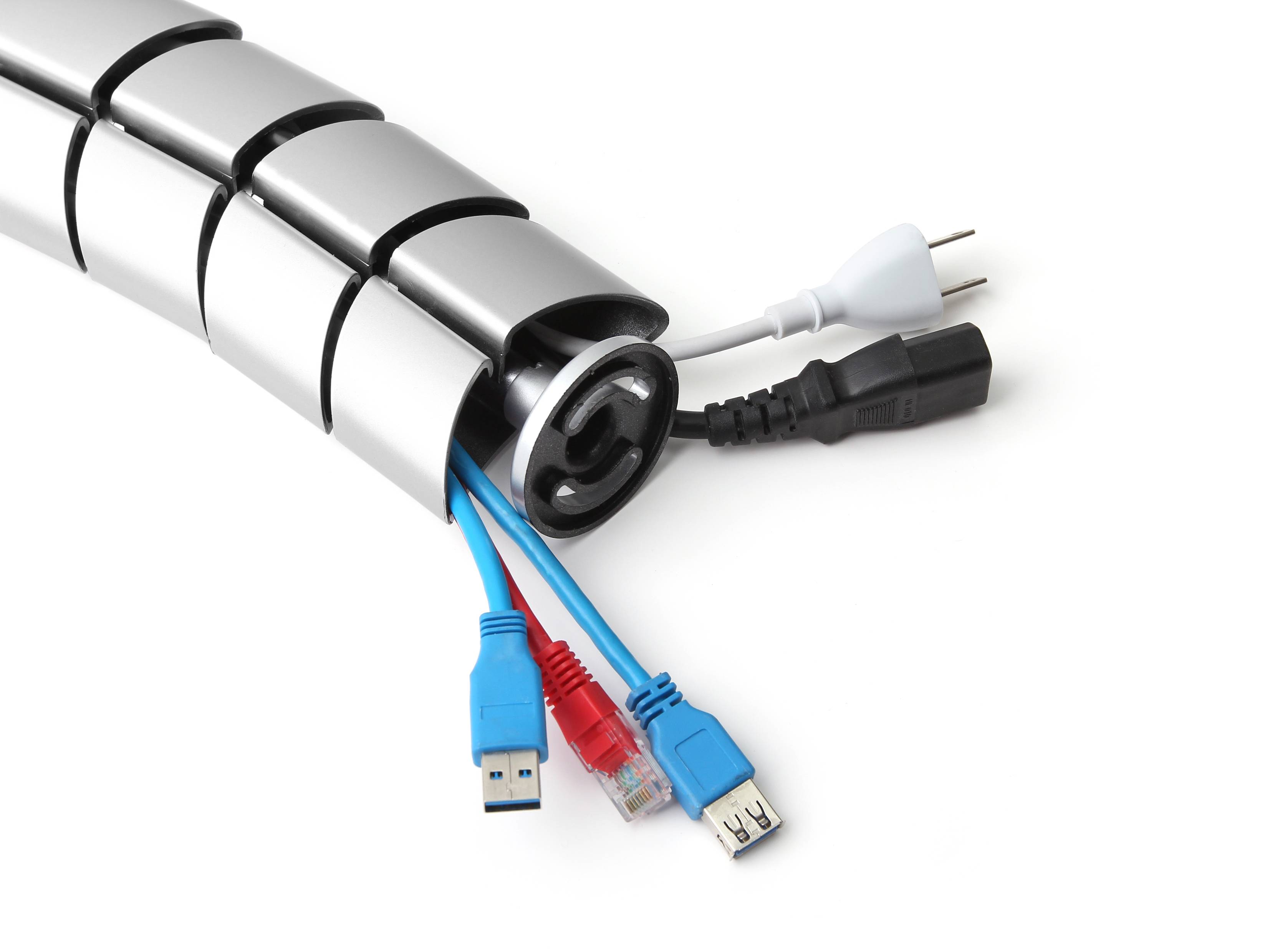 Equip Kabelmanagement-Tülle - Doppelkanal - 73 cm