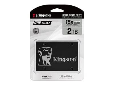 KINGSTON 2048GB SSD KC600 SATA3 6,35cm Komponenten Speicherlaufwerke Interne SSDs