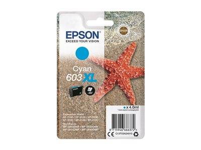 EPSON 4LB Singlepack Cyan 603XL Ink Drucken, Scannen & Verbrauchsmaterial Verbrauchsmaterialien - &