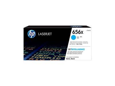 HP LaserJet 656X Cyan-Tonerkartusche für M452 und M453 Modelle mit „JetIntelligence