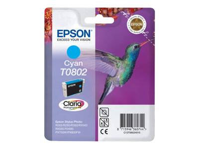 EPSON 1LB T0802 ink cartridge cyan Drucken, Scannen & Verbrauchsmaterial Verbrauchsmaterialien - &
