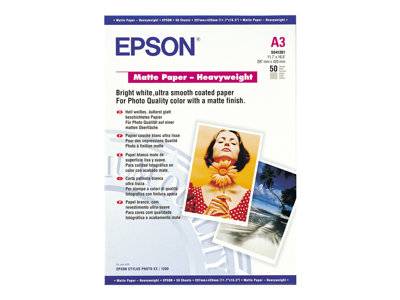 EPSON Papier matt heavyweight A3 50Blatt Drucken, Scannen & Verbrauchsmaterial Verbrauchsmaterialien