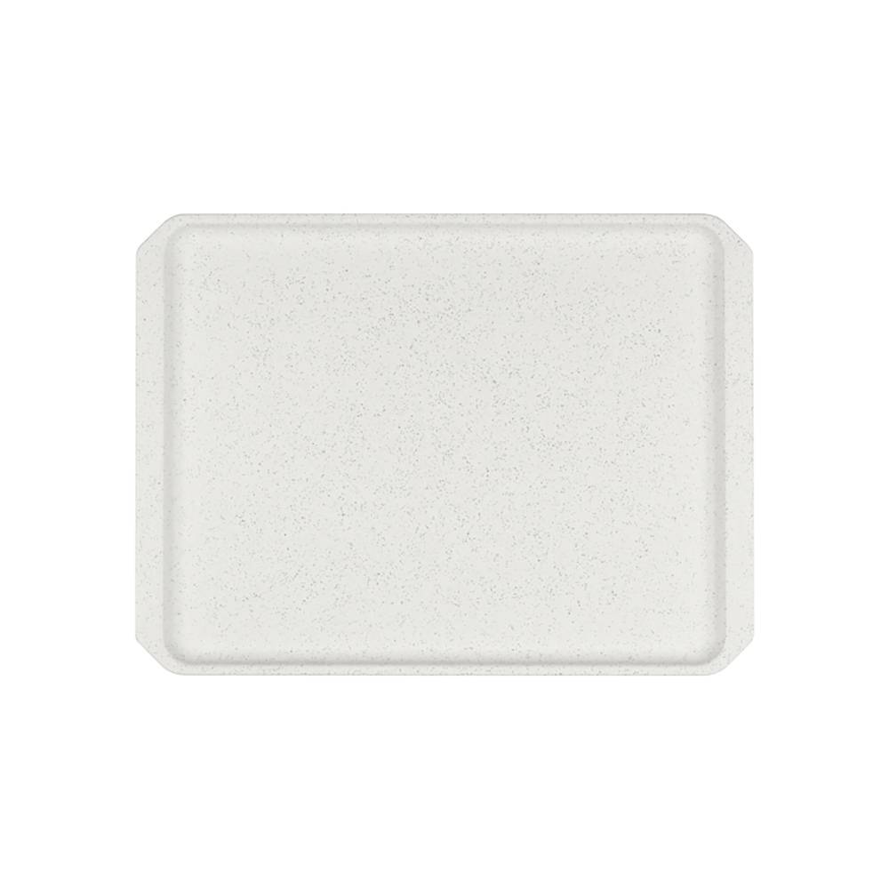 ETERNASOLID Fiberglastablett Mensa, Typ GLASS, 46 × 34,4 cm, Salz-Pfeffer