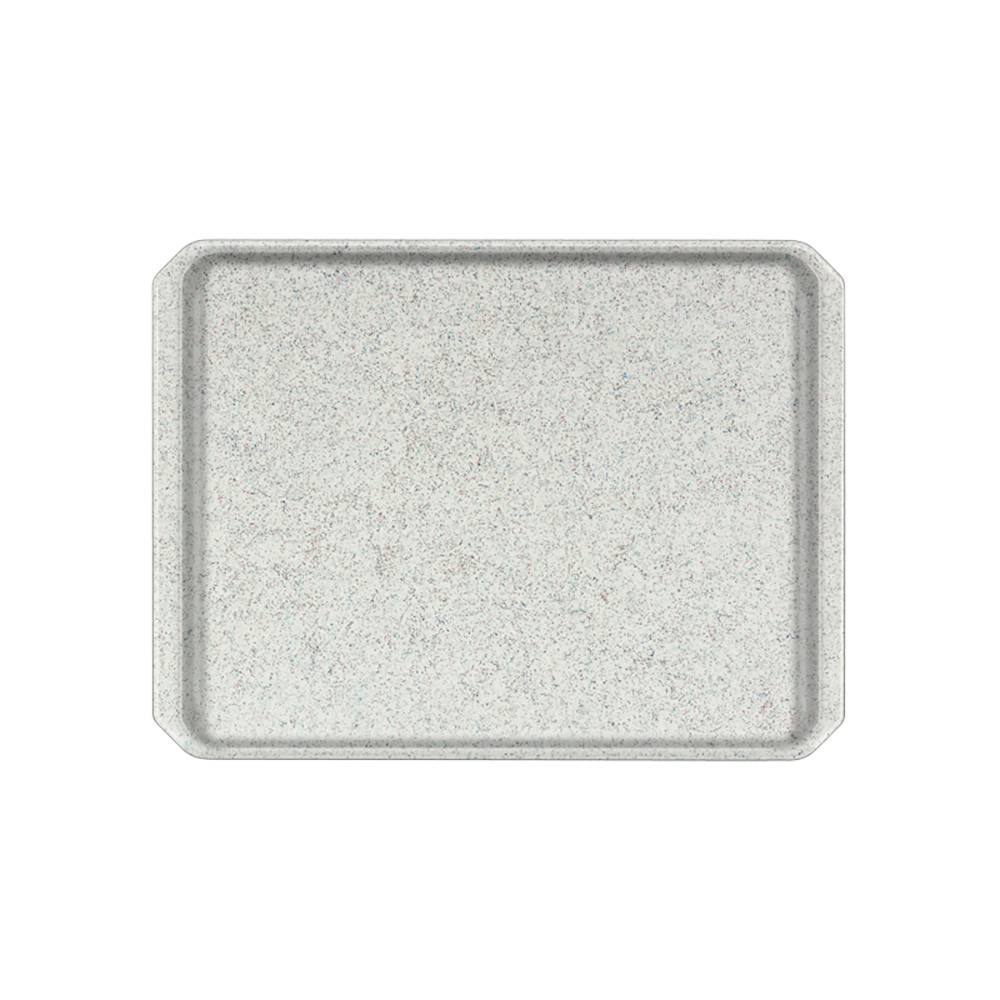 ETERNASOLID Fiberglastablett Mensa, Typ GLASS, 46 × 34,4 cm, Granit-Melange