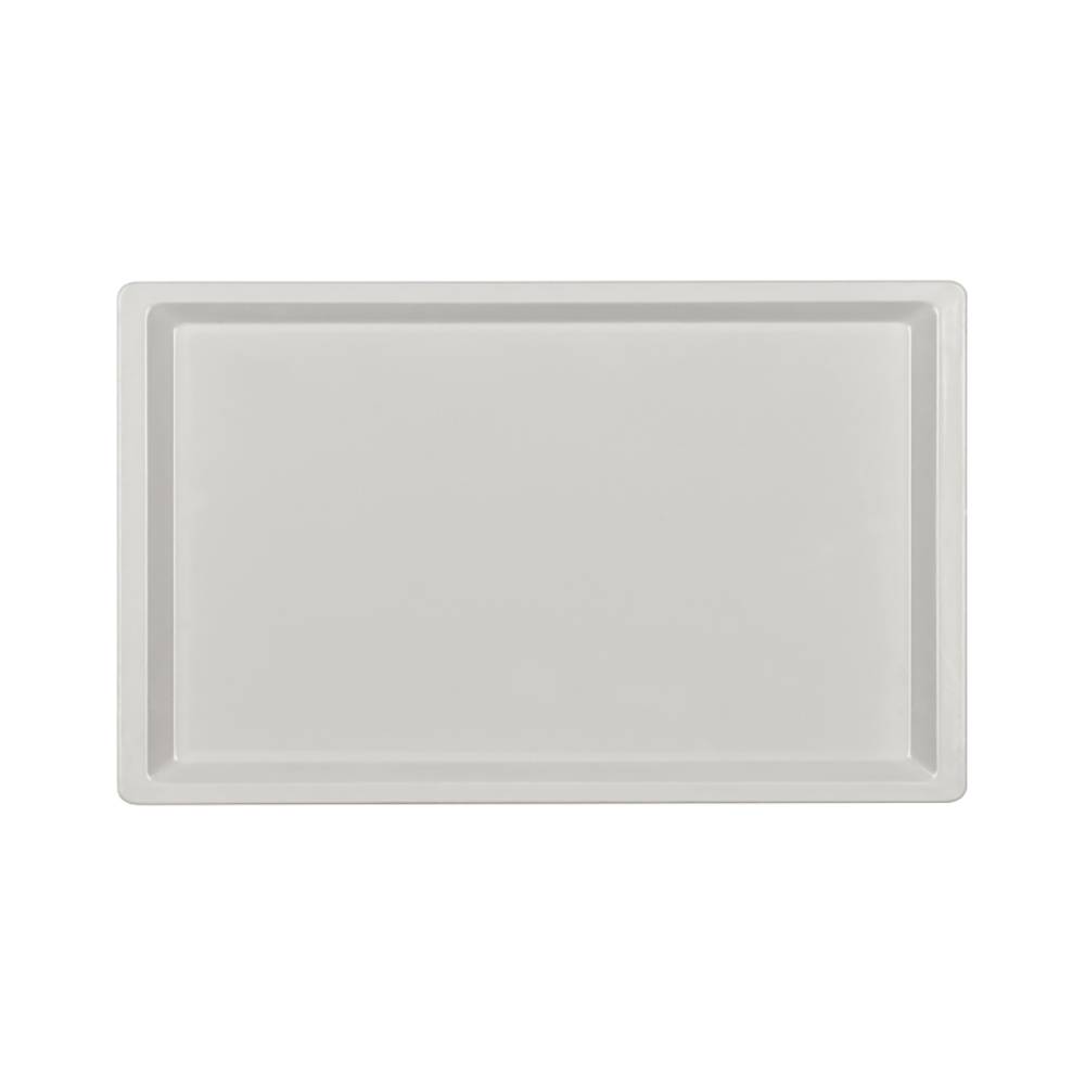 ETERNASOLID Fiberglastablett 1/1 Gastronorm Spitz, Typ GLASS, 53 × 32,5 cm, Hellgrau