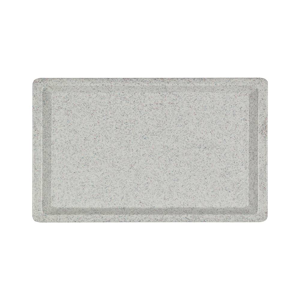 ETERNASOLID Fiberglastablett 1/1 Gastronorm Spitz, Typ GLASS, 53 × 32,5 cm, Granit-Melange