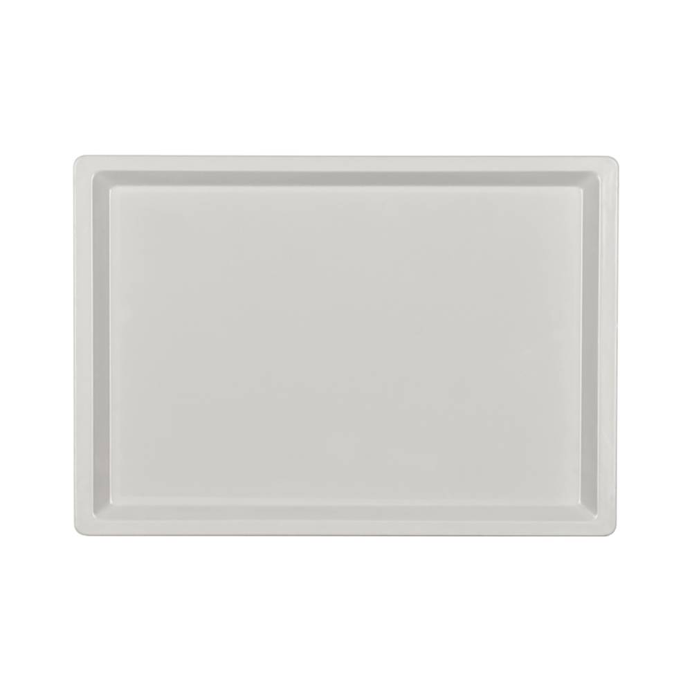 ETERNASOLID Fiberglastablett 1/1 Euronorm Spitz, Typ GLASS, 53 × 37 cm, Hellgrau