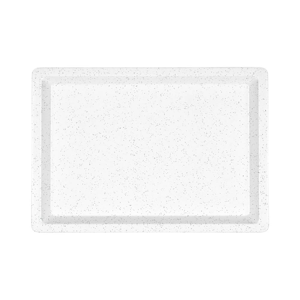 ETERNASOLID Fiberglastablett 1/1 Euronorm Spitz, Typ GLASS, 53 × 37 cm, Salz-Pfeffer