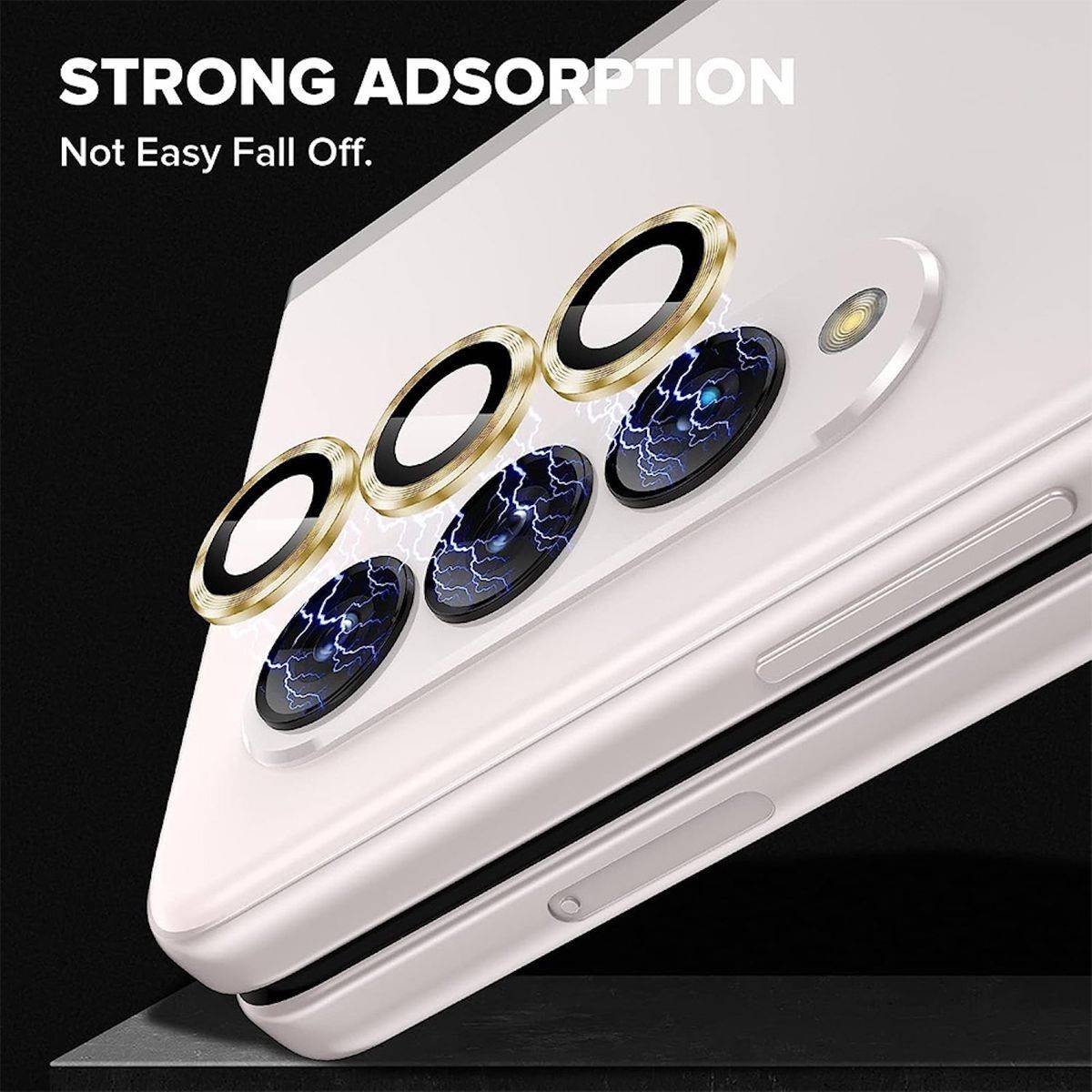 Für Samsung Galaxy Z Fold5 5G Schutzglas Kamera Linse Hartglas H9 Lila