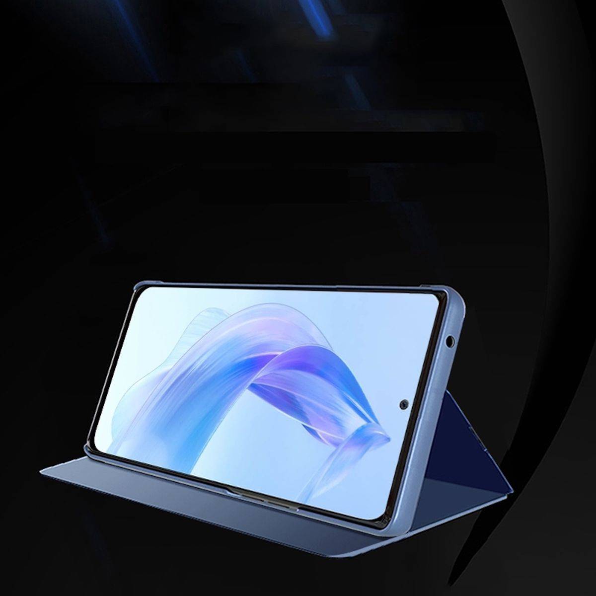 Für Honor 90 Lite View Spiegel Handy Smart Cover Wake UP Funktion Case