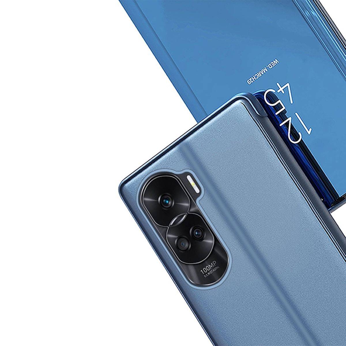 Für Honor 90 Lite View Spiegel Handy Smart Cover Wake UP Funktion Case