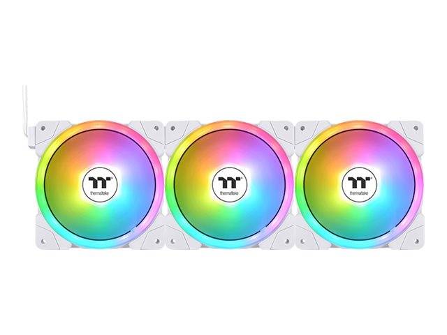 Thermaltake SWAFAN EX12 ARGB - Premium Edition - Gehäuselüfter - 120 mm - weiß (Packung mit 3)