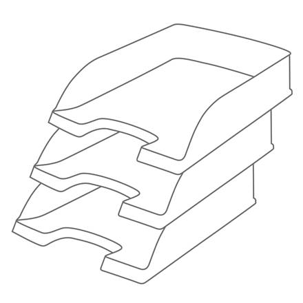 Esselte Leitz Recycle - Briefablage - für A4 (210 x 297 mm)