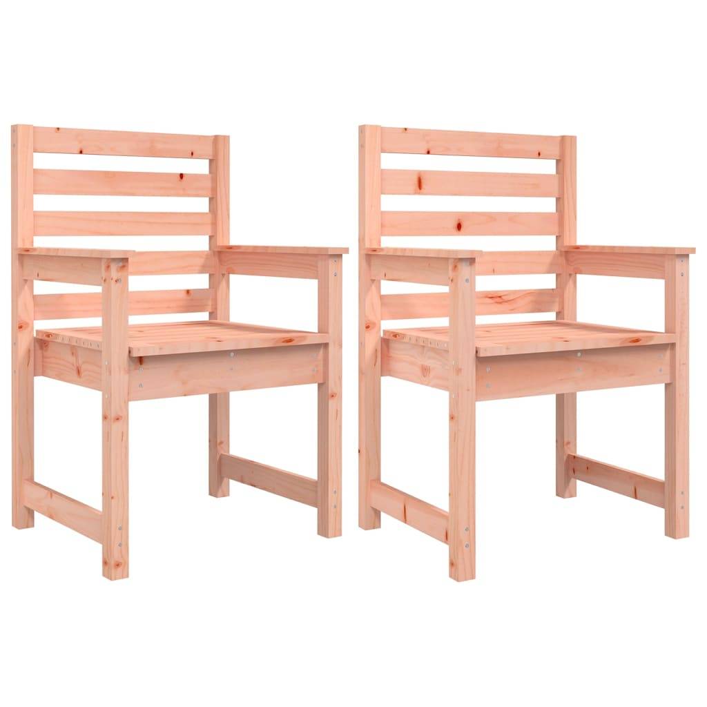 vidaXL Gartenstühle 2 Stk. 60x48x91 cm Massivholz Douglasie