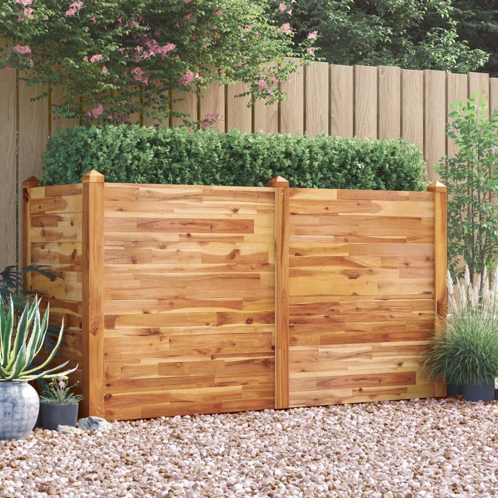 vidaXL Hochbeet 160x60x84 cm Massivholz Akazie