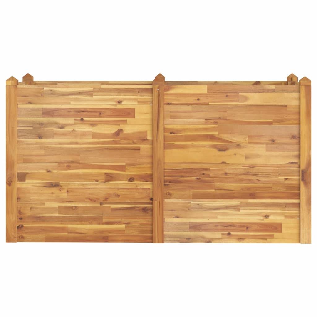 vidaXL Hochbeet 160x60x84 cm Massivholz Akazie