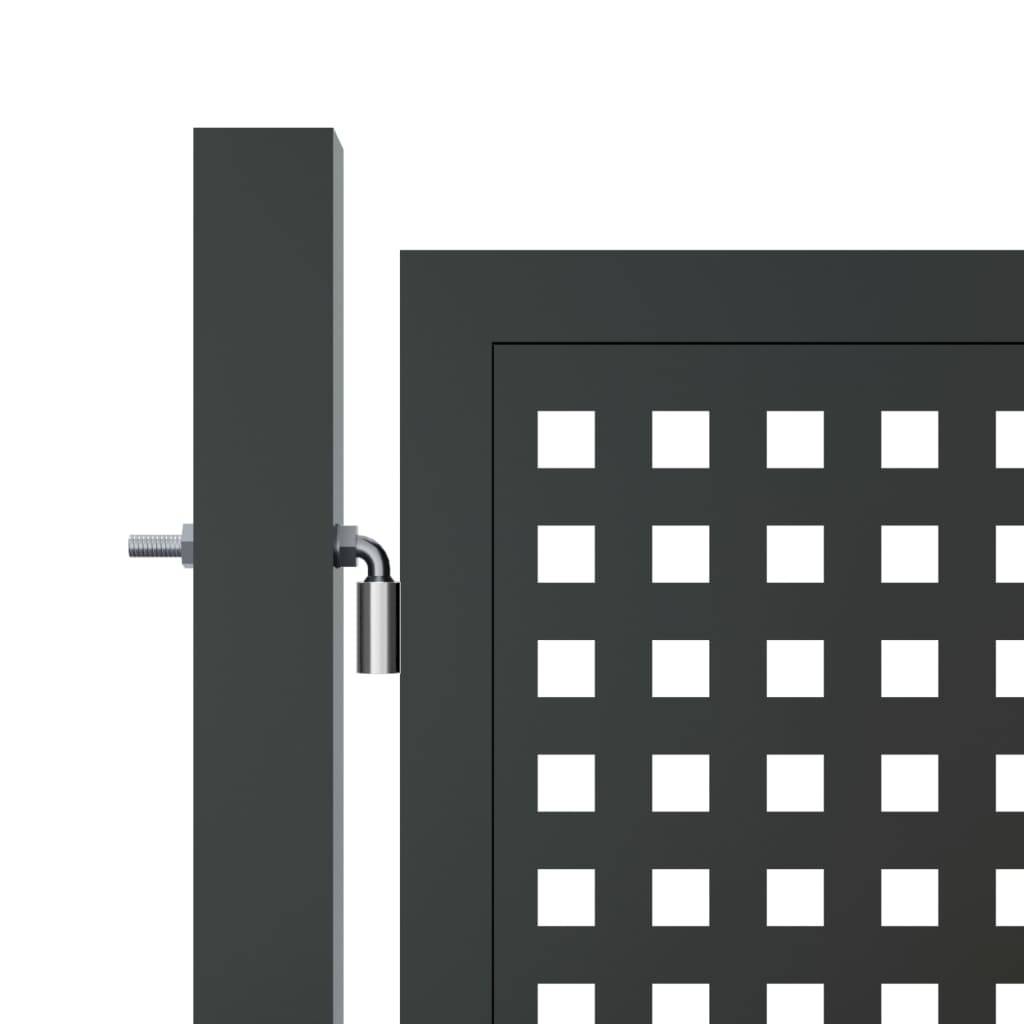 vidaXL Gartentor Anthrazit 300x150 cm Stahl