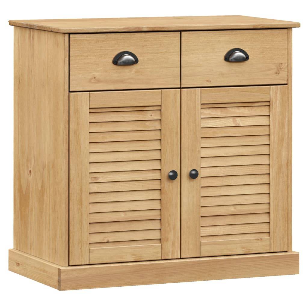 vidaXL Sideboard mit Schubladen VIGO 78x40x75 cm Massivholz Kiefer