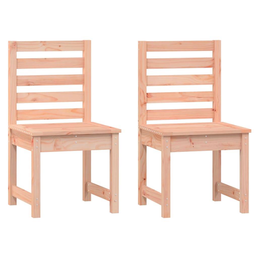 vidaXL Gartenstühle 2 Stk. 50x48x91,5 cm Massivholz Douglasie