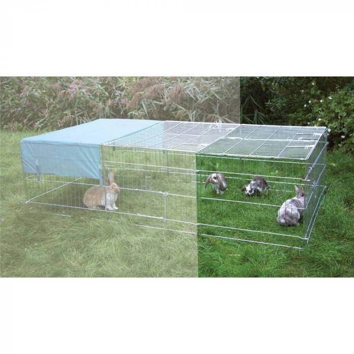 Erweiterungsset zu Freilaufgehege - 72x112x60cm