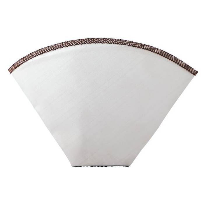 Weis 18954 Kaffeedauerfilter Gr. 4 Ultrafeines Edelstahl-Siebgewebe 18x12 cm