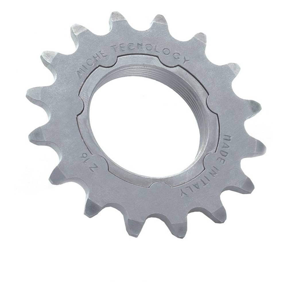 Miche SPPIS08014000 Single Speed Ritzel 1/8",14 Zähne mit Träger matt verchromt, silber