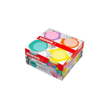 Kores Spielknete "Magic Clay Pastel", farbig sortiert