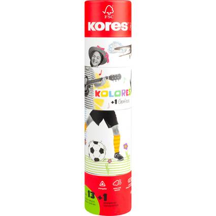 Kores Dreikant-Buntstifte "Kolores Twist & Turn", 12er Etui