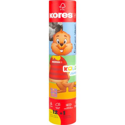 Kores Dreikant-Buntstifte "Kolores JUMBO Twist & Turn", 12er