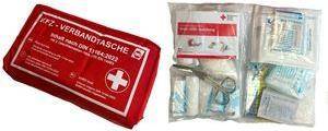 IWH KFZ-Verbandtasche, Inhalt DIN 13164, rot
