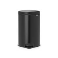 Brabantia 114106, 20 l, Rund, Schwarz, Kunststoff, Terrasse, 29 cm
