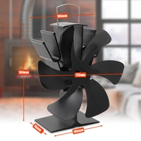 Kaminofen Ventilator 6 Blatt Gebläse für Ofen 50-350°C Kaminventilator stromlos wärmebetrieben Kaminofen Ventilator 6 Blatt Gebläse für Ofen 50-350°C Kaminventilator stromlos wärmebetrieben