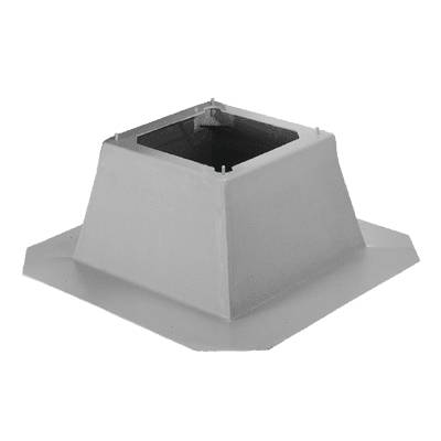Helios FDS 450 Flachdachsockel - aus GFK mit Klappmechanismus - 01381