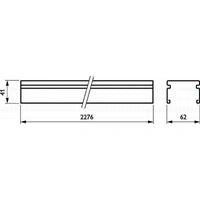 Philips Lighting Tragschiene 13pol. LL523T4x2.5#42519499 Philips Lighting Tragschiene 13pol. LL523T4x2.5#42519499