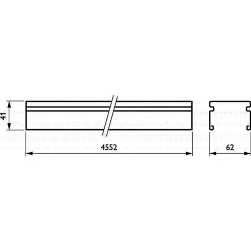 Philips Lighting Tragschiene 13pol. LL546T4x2.5#42521799 Philips Lighting Tragschiene 13pol. LL546T4x2.5#42521799