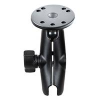 Ram Mounts RAM-B-103U - 109,5 mm - Double Socket Arm with Round Plate