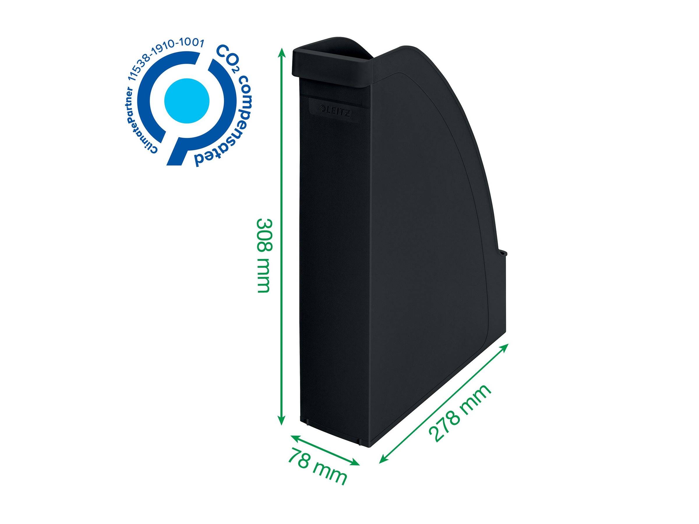 Esselte Leitz Recycle - Stehsammler - Rückenbreite: 78 mm - für A4 (210 x 297 mm)