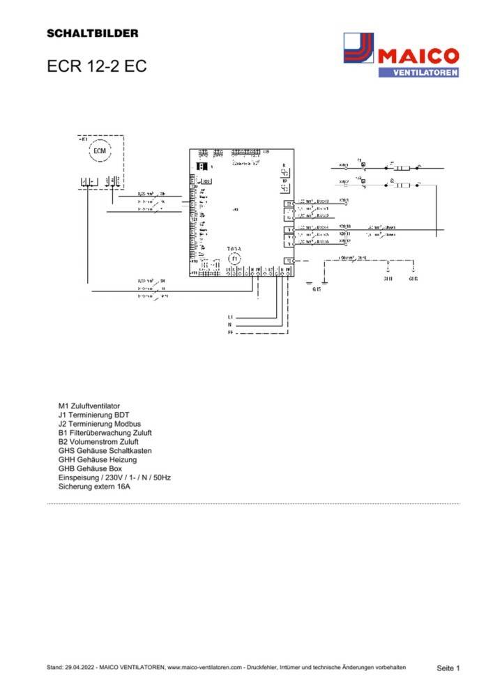 Maico Compaktbox ECR 12-2 EC