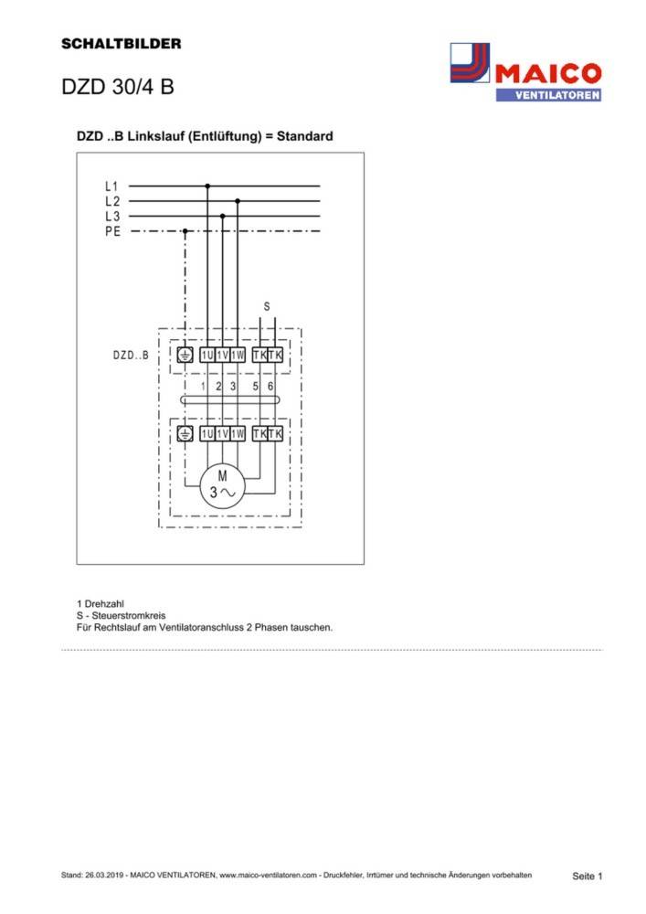 Maico Axial-Dachventilator DZD 30/4 B