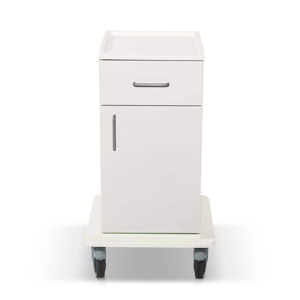 ETERNASOLID MULTICART Arbeitswagen T14 mit Schublade und Drehtür, weiß