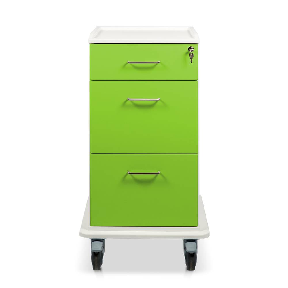 ETERNASOLID MULTICART Dokumentenwagen T17 mit 2 Doku-Auszügen und Schublade, grün