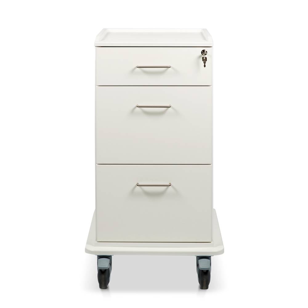 ETERNASOLID MULTICART Dokumentenwagen T17 mit 2 Doku-Auszügen und Schublade, weiß