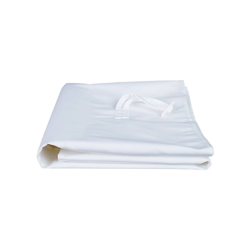 ETERNASOLID Textil-Wickelsack / Wäschesammler mit Knebelverschluss, 12 kg, 100 x 58 cm, weiß, ohne Kennstreifen