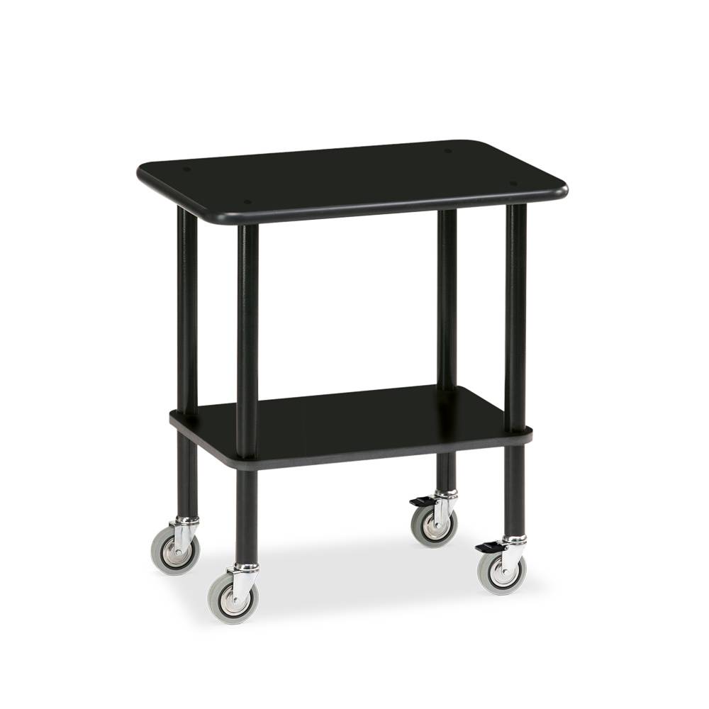 ETERNASOLID Servierwagen Classic H8, 2 Böden, Schwarz