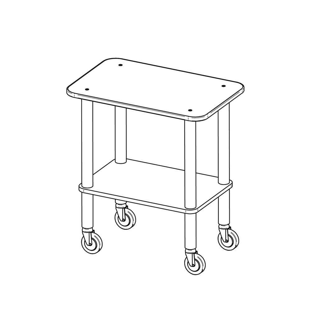 ETERNASOLID Servierwagen Classic H12, 2 Böden, Eiche